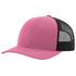 Richardson 115 Custom Hat | Low Profile Trucker in Hot Pink/ Black - The Luua Company