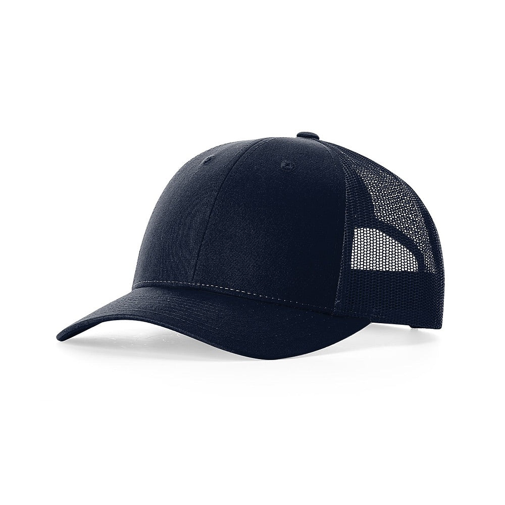 Richardson 115 Custom Hat | Low Profile Trucker in Navy - The Luua Company