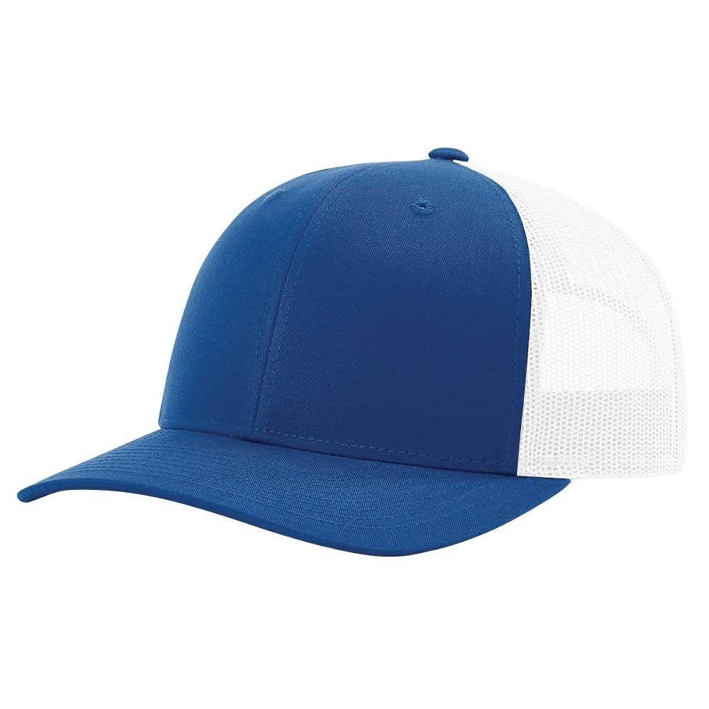 Richardson 115 Custom Hat | Low Profile Trucker in Royal/ White - The Luua Company