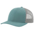Richardson 115 Custom Hat | Low Profile Trucker in Smoke Blue/ Aluminum - The Luua Company