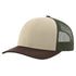Richardson 115 Custom Hat | Low Profile Trucker in Tan/ Loden/ Brown - The Luua Company