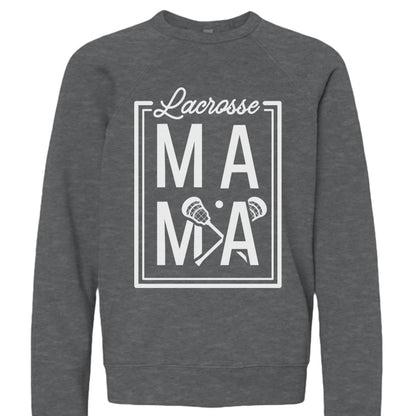 Lax Mama Bella+Canvas Sponge Fleece Crew Neck - The Luua Company