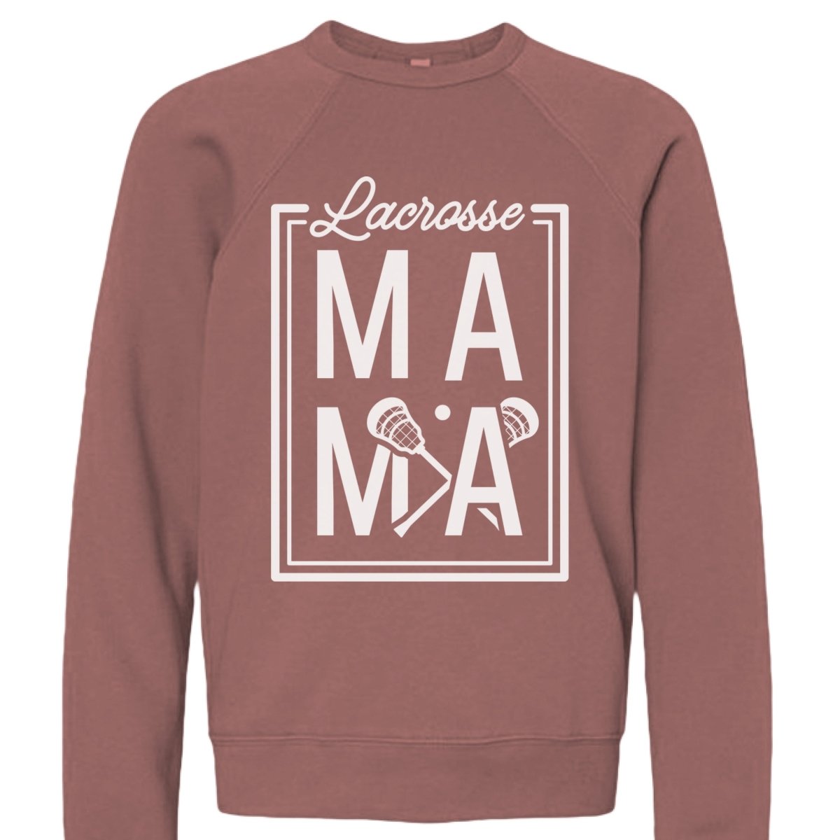 Lax Mama Bella+Canvas Sponge Fleece Crew Neck - The Luua Company