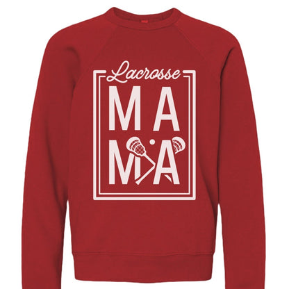 Lax Mama Bella+Canvas Sponge Fleece Crew Neck - The Luua Company