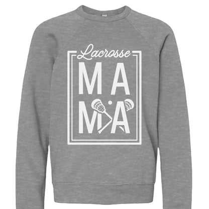 Lax Mama Bella+Canvas Sponge Fleece Crew Neck - The Luua Company