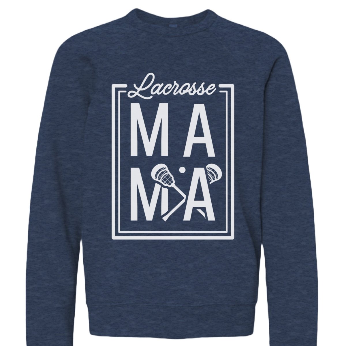 Lax Mama Bella+Canvas Sponge Fleece Crew Neck - The Luua Company
