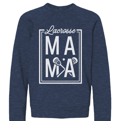 Lax Mama Bella+Canvas Sponge Fleece Crew Neck - The Luua Company
