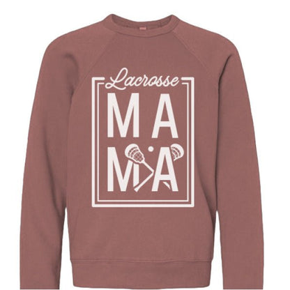 Lax Mama Bella+Canvas Sponge Fleece Crew Neck - The Luua Company