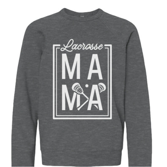 Lax Mama Bella+Canvas Sponge Fleece Crew Neck - The Luua Company
