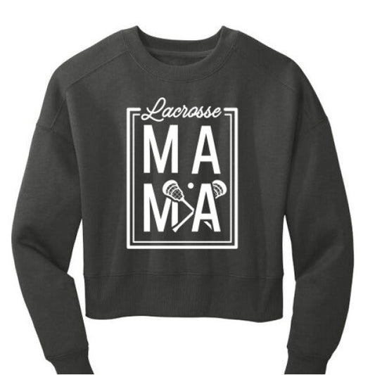 Lax Mama Cropped Crewneck - The Luua Company