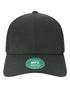 Mid - Pro Snapback Trucker Cap - Black/ Black - The Luua Company