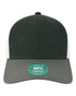 Mid - Pro Snapback Trucker Cap - Black/ Dark Grey/ Silver - The Luua Company
