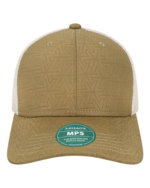 Mid - Pro Snapback Trucker Cap - Brown Z - Quilted - The Luua Company