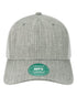 Mid - Pro Snapback Trucker Cap - Melange Grey/ White - The Luua Company