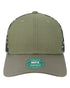 Mid - Pro Snapback Trucker Cap - Olive/ Grey/ Grey Camo - The Luua Company