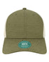 Mid - Pro Snapback Trucker Cap - Olive Z - Quilted - The Luua Company