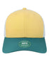 Mid - Pro Snapback Trucker Cap - Yellow/ Marine/ White - The Luua Company