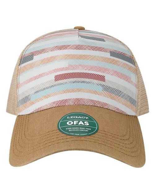 Old Favorite Five - Panel Trucker Cap - Blue Pines - The Luua Company