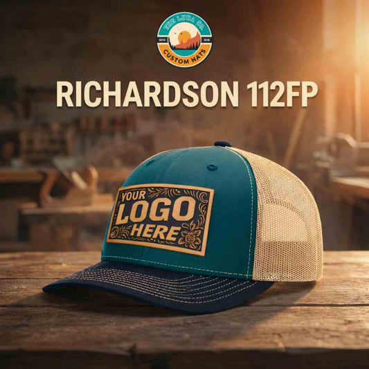 Richardson 112FP five panel trucker cap with seamless front panel
