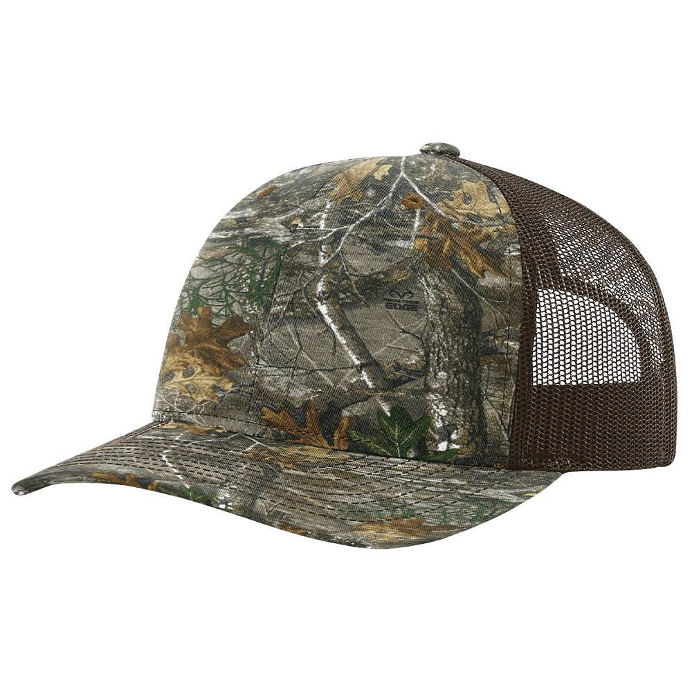 Richardson 112P - Camo Trucker Hat Snapback Caps - The Luua Company