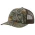 Custom Richardson 112P Leather Patch Hats in Realtree Edge/ Brown - The Luua Company
