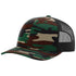 Custom Richardson 112P Leather Patch Hats in Green Camo/ Black - The Luua Company