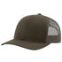 Richardson 115 Custom Hat | Low Profile Trucker in Chocolate Chip/ Grey Brown - The Luua Company