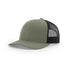Richardson 115 Custom Hat | Low Profile Trucker in Loden/ Black - The Luua Company