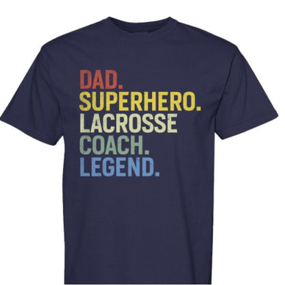 Superhero Lax Dad Men's Tee - The Luua Company