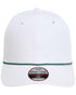 The Wingman Cap - White/ Dark Green - The Luua Company