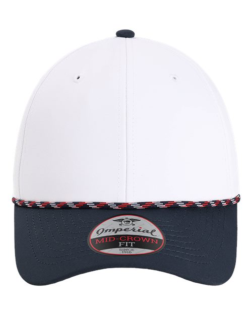 The Wingman Cap - White/ Navy/ Navy/ Red/ White - The Luua Company