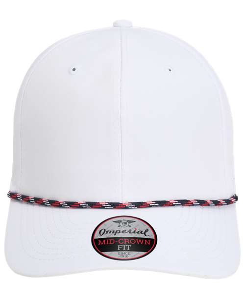 The Wingman Cap - White/ Navy/ White/ Red - The Luua Company