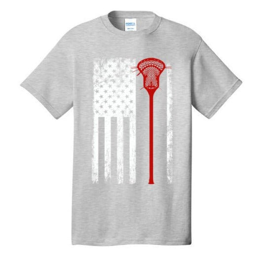 Vintage Flag Lax Tee - The Luua Company