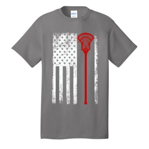 Vintage Flag Lax Tee - The Luua Company