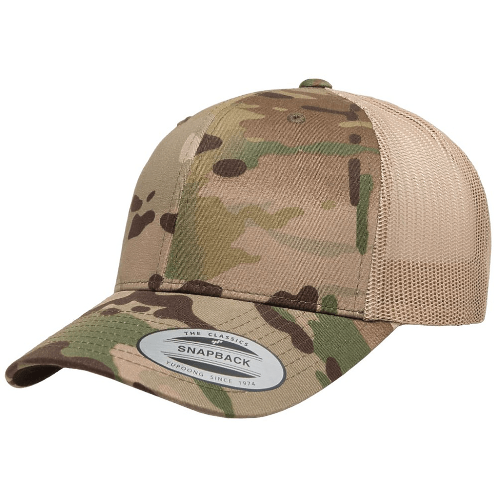 YUPOONG 6606CA CAMO Trucker Cap - The Luua Company