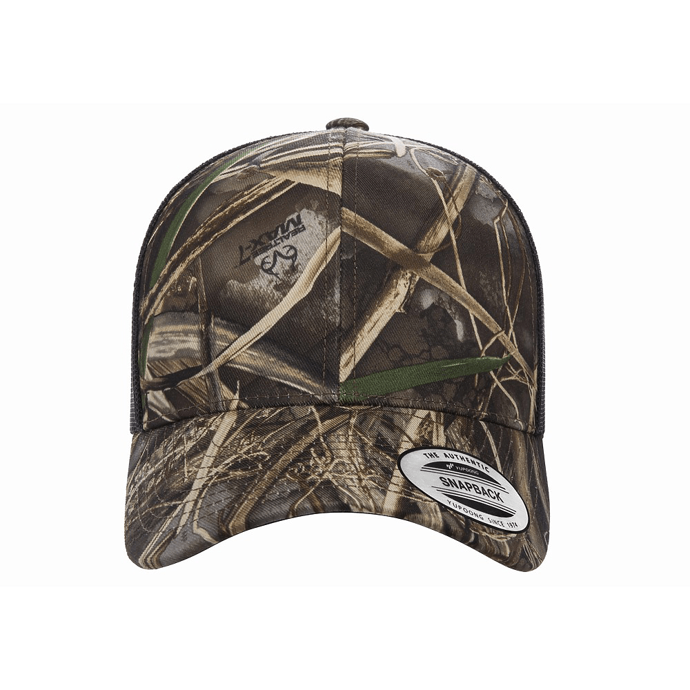 YUPOONG 6606CA CAMO Trucker Cap - The Luua Company