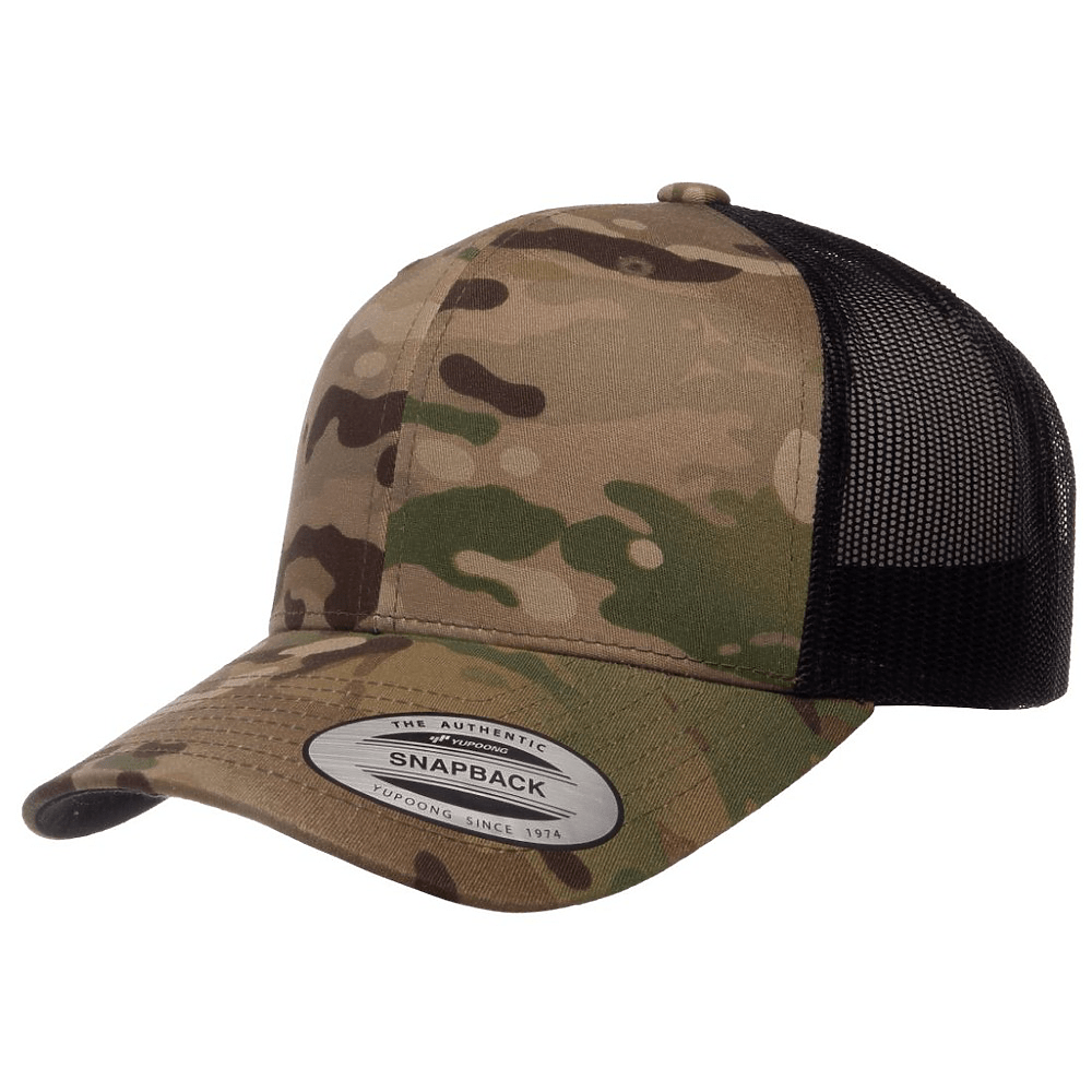 YUPOONG 6606CA CAMO Trucker Cap - The Luua Company