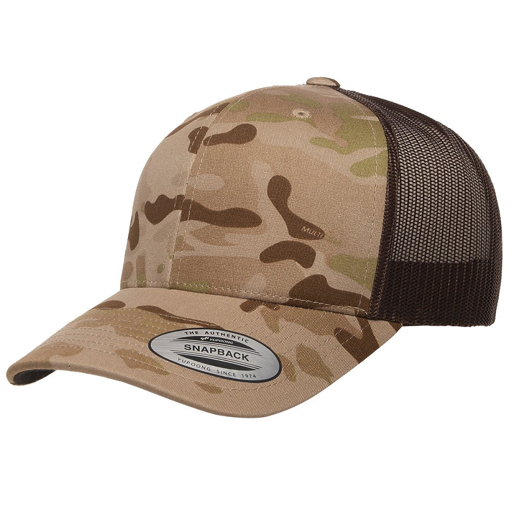 YUPOONG 6606CA CAMO Trucker Cap - The Luua Company