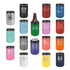 Custom laser engraved 12oz and 16 oz. Polar Camel Stainless Steel Beverage Holder in all colors - The Luua Company