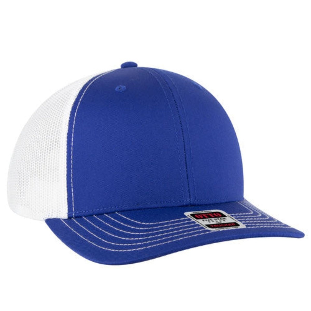 (12 pack) 112 Style - OTTO - 6 Panel Mid Profile Mesh Back Trucker Hat (SALE) - The Luua Company