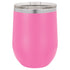 Custom laser engraved 12 oz. Polar Camel Stainless Steel Stemless Wine Tumbler in Magenta - The Luua Company