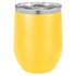 Custom laser engraved 12 oz. Polar Camel Stainless Steel Stemless Wine Tumbler in Yellow - The Luua Company