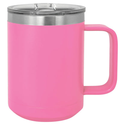 15 oz. Customizable Coffee Vacuum Insulated Mug with Slider Lid - The Luua Company