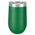 Custom laser engraved 16 oz. Polar Camel Stemless Stainless Steel Wine Tumbler in Green - The Luua Company
