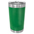 Custom laser engraved 16 oz. Polar Camel Stainless Steel Pint Tumbler in Green - The Luua Company