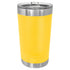 Custom laser engraved 16 oz. Polar Camel Stainless Steel Pint Tumbler in Yellow - The Luua Company