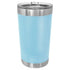 Custom laser engraved 16 oz. Polar Camel Stainless Steel Pint Tumbler in Carolina Blue - The Luua Company