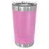 Custom laser engraved 16 oz. Polar Camel Stainless Steel Pint Tumbler in Pink - The Luua Company