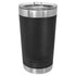 Custom laser engraved 16 oz. Polar Camel Stainless Steel Pint Tumbler in Black - The Luua Company