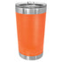Custom laser engraved 16 oz. Polar Camel Stainless Steel Pint Tumbler in Orange - The Luua Company